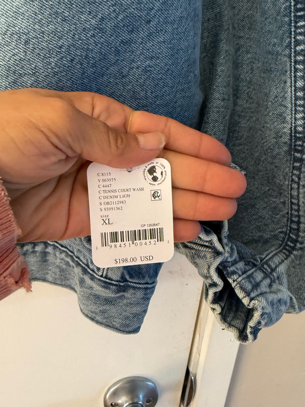 Free People We The Free Iggy Hooded Denim Jacket - Picture 8 of 8